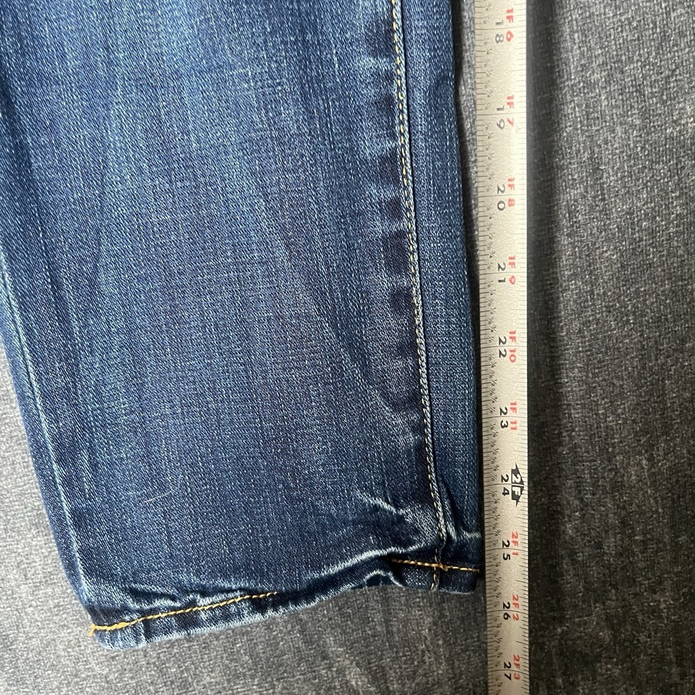 American Eagle Slouchy Jeans Womens Size 2 Medium Wash Blue Denim Stretch - Picture 7 of 10